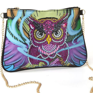 Borsa Diamond Painting con Gufo