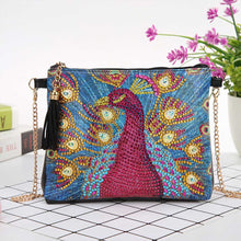 Carica l&#39;immagine nel visualizzatore di Gallery, Borsa Diamond Painting Pavone Rosso
