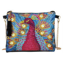 Carica l&#39;immagine nel visualizzatore di Gallery, Sac Diamond Painting Pavone Rosso