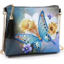 Carica l&#39;immagine nel visualizzatore di Gallery, Borsa Diamond Painting con Farfalla