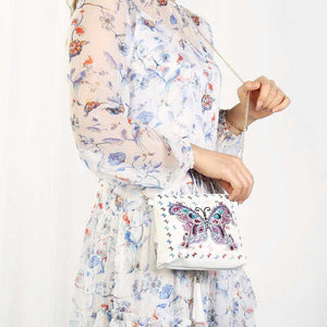 Borsa Diamond Painting Farfalla