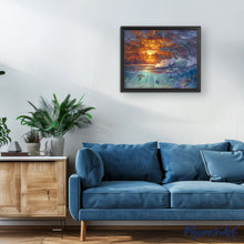 Carica l'immagine nel visualizzatore di Gallery, Dipingere con i numeri - Oceano e tramonto