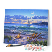 Carica l'immagine nel visualizzatore di Gallery, Dipingere con i numeri - Vista Sulla Spiaggia Figured'Art