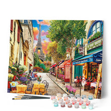 Carica l'immagine nel visualizzatore di Gallery, Dipingere con i numeri - Vicolo a Parigi Figured'Art