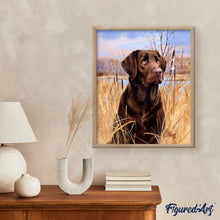 Carica l'immagine nel visualizzatore di Gallery, Dipingere con i numeri - Cane Labrador