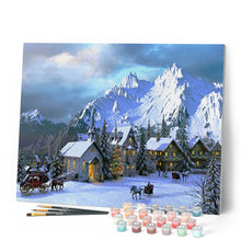 Carica l'immagine nel visualizzatore di Gallery, Dipingere con i numeri - Natale nelle Alpi Figured'Art