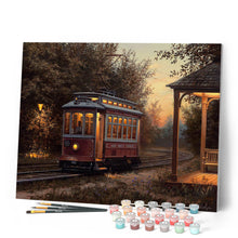 Carica l'immagine nel visualizzatore di Gallery, Dipingere con i numeri - Fermata del tram Figured'Art