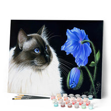 Carica l'immagine nel visualizzatore di Gallery, Dipingere con i numeri - Faccia a faccia con un fiore Figured'Art