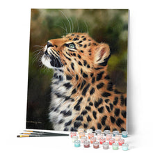 Carica l'immagine nel visualizzatore di Gallery, Dipingere con i numeri - Leopardo curioso Figured'Art