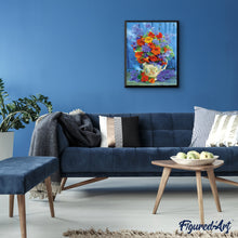 Carica l'immagine nel visualizzatore di Gallery, Dipingere con i numeri - Bouquet arancione e viola