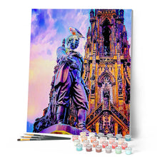 Carica l'immagine nel visualizzatore di Gallery, Dipingere con i numeri - Statua a Edimburgo Figured'Art