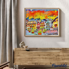Carica l'immagine nel visualizzatore di Gallery, Dipingere con i numeri - Villaggio svizzero colorato