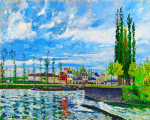 Carica l'immagine nel visualizzatore di Gallery, Dipingere con i numeri - La diga di Pontoise - Camille Pissarro
