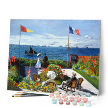 Carica l'immagine nel visualizzatore di Gallery, Dipingere con i numeri - La terrazza a Sainte-Adresse - Monet Figured'Art