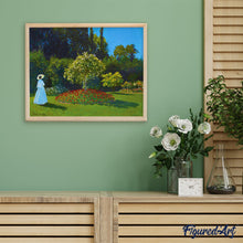 Carica l'immagine nel visualizzatore di Gallery, Dipingere con i numeri - Signora in giardino a Sainte-Adresse - Monet