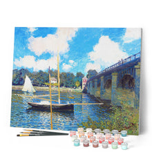 Carica l'immagine nel visualizzatore di Gallery, Dipingere con i numeri - Il ponte di Argenteuil - Monet Figured'Art