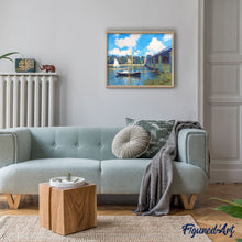 Carica l'immagine nel visualizzatore di Gallery, Dipingere con i numeri - Il ponte di Argenteuil - Monet