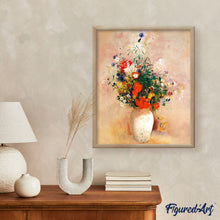 Carica l'immagine nel visualizzatore di Gallery, Dipingere con i numeri - Vaso di fiori - Odilon Redon