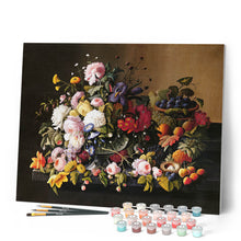 Carica l'immagine nel visualizzatore di Gallery, Dipingere con i numeri - Fiori e frutti - Severin Roesen Figured'Art