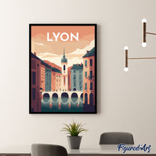 Carica l&#39;immagine nel visualizzatore di Gallery, Diamond Painting - Poster di viaggio a Lione