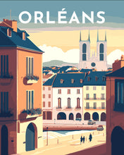 Carica l'immagine nel visualizzatore di Gallery, Dipingere con i numeri - Poster di viaggio a Orleans