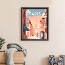 Carica l&#39;immagine nel visualizzatore di Gallery, Diamond Painting - Poster di viaggio a Parigi