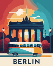 Carica l'immagine nel visualizzatore di Gallery, Dipingere con i numeri - Poster di viaggio a Berlino