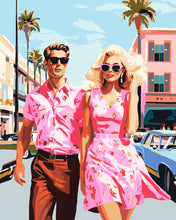 Carica l'immagine nel visualizzatore di Gallery, Dipingere con i numeri - Pink Duo a Malibù