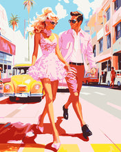 Carica l'immagine nel visualizzatore di Gallery, Dipingere con i numeri - Pink Duo in California