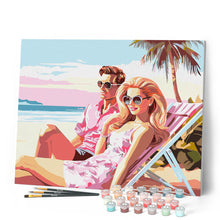 Carica l'immagine nel visualizzatore di Gallery, Dipingere con i numeri - Pink Duo alle Maldive Figured'Art