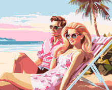 Carica l'immagine nel visualizzatore di Gallery, Dipingere con i numeri - Pink Duo alle Maldive