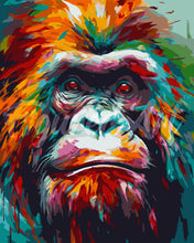 Carica l'immagine nel visualizzatore di Gallery, Dipingere con i numeri - Orango Astratto Colorato