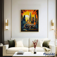 Carica l'immagine nel visualizzatore di Gallery, Dipingere con i numeri - Auto in New York Art Deco