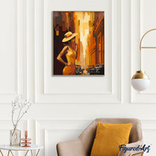 Carica l'immagine nel visualizzatore di Gallery, Dipingere con i numeri - Donna in città Art Deco