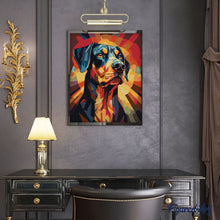 Carica l'immagine nel visualizzatore di Gallery, Dipingere con i numeri - Cane Art Deco