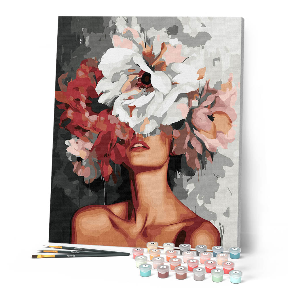 Pittura astratta fai da te con i numeri, per adulti, natura, paesaggio, kit per pittura con Pittura astratta fai da te con i numeri, per adulti, natura, paesaggio, kit per pittura con