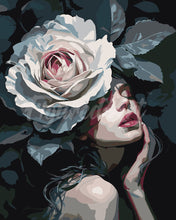 Carica l'immagine nel visualizzatore di Gallery, Dipingere con i numeri - Signora della Rosa