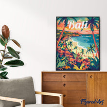 Carica l'immagine nel visualizzatore di Gallery, Dipingere con i numeri - Poster di Viaggio a Bali