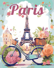 Carica l'immagine nel visualizzatore di Gallery, Dipingere con i numeri - Poster di Viaggio a Parigi in Primavera