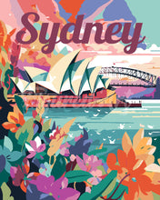 Carica l'immagine nel visualizzatore di Gallery, Dipingere con i numeri - Poster di Viaggio a Sydney