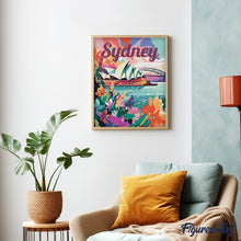Carica l'immagine nel visualizzatore di Gallery, Dipingere con i numeri - Poster di Viaggio a Sydney