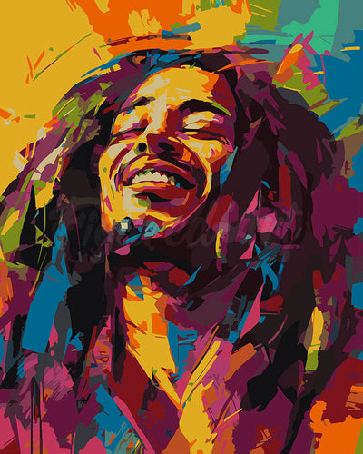 Dipingere con i numeri - Arte di Strada Reggae Figured'Art