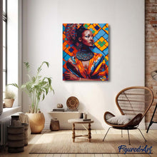 Carica l&#39;immagine nel visualizzatore di Gallery, Dipingere con i numeri - Bellezza Africana Tradizionale