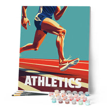 Carica l'immagine nel visualizzatore di Gallery, Dipingere con i numeri - Poster Sportivo Atletica Figured'Art