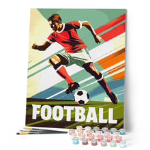 Carica l'immagine nel visualizzatore di Gallery, Dipingere con i numeri - Poster Sportivo Calcio Figured'Art