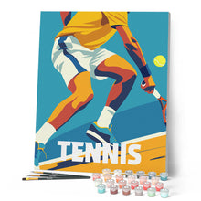 Carica l'immagine nel visualizzatore di Gallery, Dipingere con i numeri - Poster Sportivo Tennis Figured'Art