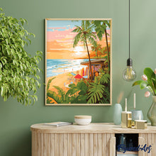 Carica l&#39;immagine nel visualizzatore di Gallery, Dipingere con i numeri - Surf club