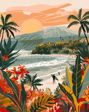 Carica l&#39;immagine nel visualizzatore di Gallery, Dipingere con i numeri - Spiaggia tropicale Figured&#39;Art
