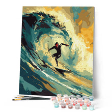 Carica l'immagine nel visualizzatore di Gallery, Dipingere con i numeri - Surfista professionista Figured'Art