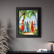 Carica l&#39;immagine nel visualizzatore di Gallery, Dipingere con i numeri - Tavole da surf colorate